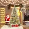 5 Ft Pre-Lit Christmas Tree Artificial Hinged Christmas Tree W/ 200 Warm-White Led Lights And 450 Branch Tips